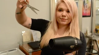 ASMR ✂️  Real Haircut✂️  Role Play - Salon / Receptionist / Hair