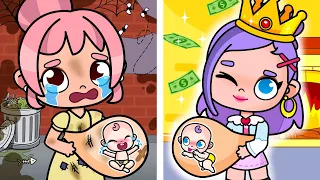 Rich Pregnant And Poor Pregnant | Toca Sad Story | Toca Boca Life World | Toca Animation