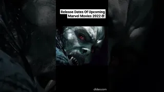 🎥Release Date Of Upcoming Marvel Movies 2022 | #shorts #shortvideos #marvel