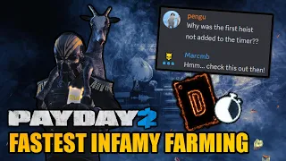 Level 0 to 100 in 31 minutes and 54 seconds | Fastest Infamy Farming