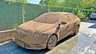 10 YEARS UNWASHED CAR ! Wash the Dirtiest Renault Megane