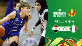 Egypt v Italy | Full Game - FIBA U19 Women's Basketball World Cup 2021