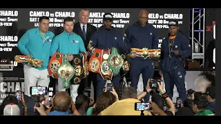 Canelo Alvarez vs. Jermell Charlo Final Press Conference & Face Off