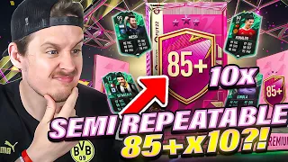 This is what I got from 10x Semi-Repeatable 85+ x10 Packs! FIFA 22 Ultimate Team