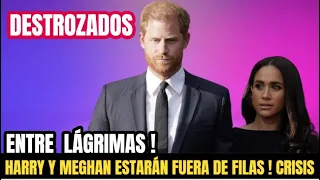 DESTROZADOS ! HARRY Y MEGHAN ESTARÁN FUERA DURANTE DÉCADAS MIENTRAS LA REALEZA CIERRA FILAS ! CRISIS