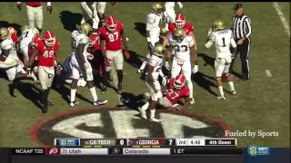 Nick Chubb vs Georgia Tech (2014)