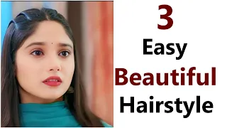 3 Easy Hairstyle - quick hairstyles for girls | hairstyle 2024 | open hairs styles