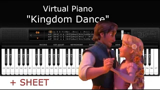 Virtual Piano - Kingdom Dance (from Tangled) + Sheet (Advanced)