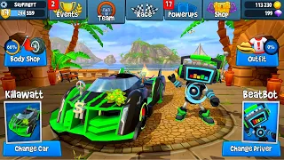 New challenge 2024 | Racing all car | Racing all hero! | Beach buggy racing 2 Session 10.