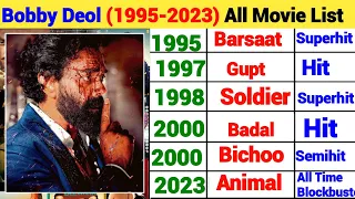 Bobby Deol (1995-2023) All Movie list Bobby Deol flop and Blockbuster All Movie list Animal movie