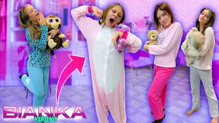 FESTA DO PIJAMA NA CASA DE GRAVAÇÃO !!! - BIANKA