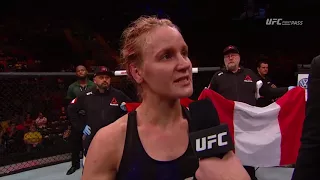 Fight Night Belem: Valentina Shevchenko Octagon Interview