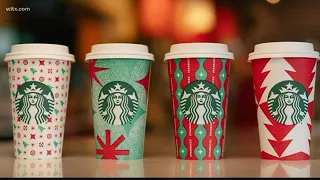 Starbucks' holiday menu and red cups are back