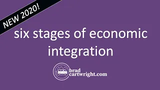 What is Economic Integration? | IB International | PREVIEW bradcartwright.com | Global Economy