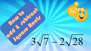 How to Add and Subtract Square Roots - the bearded math man