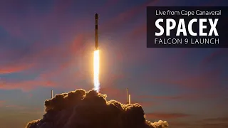 Watch a sunrise launch of a SpaceX Falcon 9 rocket with a new GPS satellite