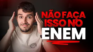 EVITE ESTES ERROS no 1° DIA do ENEM