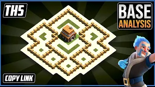 THE BEST TH5 HYBRID/TROPHY Base 2021!! COC Town Hall 5 (TH5) Trophy Base Design - Clash of Clans
