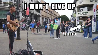 busking: I won't give up - Jason Mraz