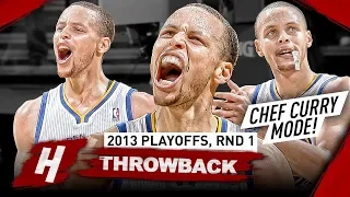 The Series Stephen Curry Became CHEF CURRY! Full Highlights vs Nuggets 2013 Playoffs - Playoff Debut