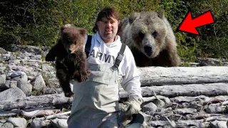 Мужчина, спасая медвежонка и представить не мог, чем это для него обернется!