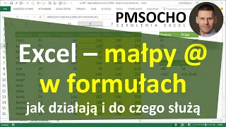 Excel - Co oznaczają małpy @ w formułach [odc.882]