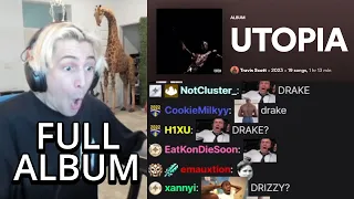 xQc and Chat react to UTOPIA Album for the first time (FULL VOD)