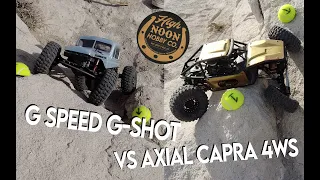 Modded Axial Capra 4WS VS. G-Speed Chassis G-SHOT! [Class 2/3 10-Gate Competition Run Breakdowns]