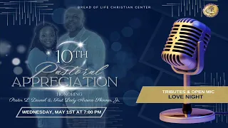 Pastor's 10th Anniversary honoring Pastor L. Darnel & First Lady Arnece Skinner | May 1, 2024 | 7 PM