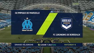 Marseille vs Bordeaux | Ligue 1 (17/10/2020) | Fifa 21