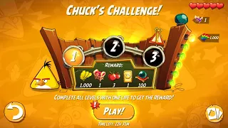 Angry Birds 2 AB2 Daily Challenge Today Chuck's Challenge! BIRDIE! 3-3-4 Rooms