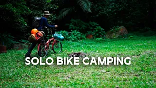 Solo Bike Camping | Bikepacking | Relaxing Nature Sound | ASMR