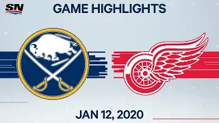 NHL Highlights | Sabres vs. Red Wings – Jan. 12, 2020
