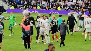 FULL-TIME: Tottenham 2-1 Luton Town: The Spurs Fans and Players After The Game