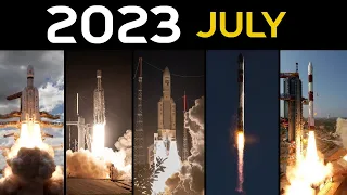Rocket Launch Compilation 2023 - July | Go To Space