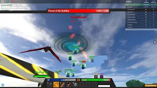 Roblox Monster Islands trolling noobs with goblin transformation