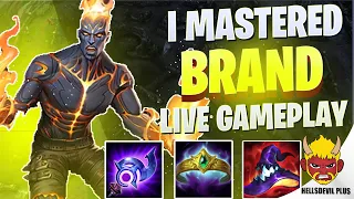 I Mastered Brand And He's Broken- Wild Rift HellsDevil Plus Gameplay