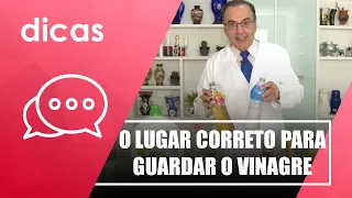 Descubra o lugar correto para guardar o vinagre com Dr. Bactéria – 04/05/22