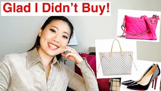 SO GLAD I DIDN'T BUY! | Celine, Chanel, Louboutin, Louis Vuitton, Balenciaga | luxuryinModeration