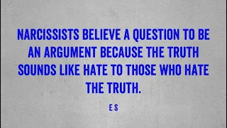 Why A Narcissist Will Not Answer A Question. (Understanding Narcissism.) #narcissists