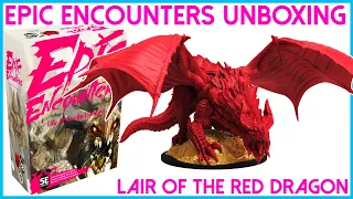 BIGGEST Dragon miniature ever? Epic Encounters Lair of the Red Dragon unboxing