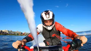 Turbo Nitrous Jet Skis Race Head to Head at Hydro Drags (Jet Ski Racing)