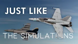 "Simulated" Dogfight - DCS World [4K 60FPS]