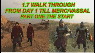 Bannerlord Patch 1.7 Walkthrough From Day 1 Till Merc/Vassal Time Part 1 The Start | Flesson19