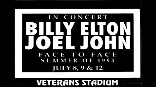F2F Billy Joel Elton John in Philadelphia July 12, 1994