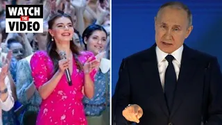 Vladimir Putin’s alleged lover Alina Kabaeva makes rare public appearance