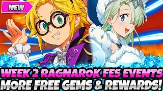 *RAGNAROK FESTIVAL WEEK 2 UPDATE DETAILS ARE HERE!* MORE FREE GEMS, REWARDS, EVENTS (7DS Grand Cross