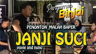 JANJI SUCI - YOVIE cover Pengamen Binjai