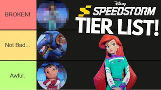 ULTIMATE Disney Speedstorm Tier List For Season 6!! | Made By Top Players