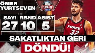 🔥 ÖMER FARUK YURTSEVEN GERİ DÖNDÜ | 27 SAYI, 10 RBND, 5 ASiST | G League - Skyforce X Wolves